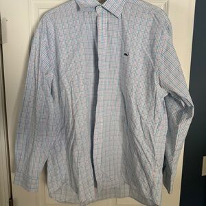 Vineyard Vines XL Checkered Dress Shirt